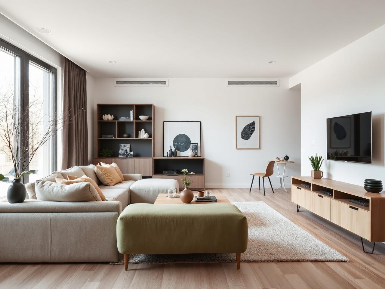 Beispielwohnung in Baden-Württemberg, modern eingerichtet